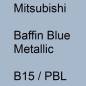 Preview: Mitsubishi, Baffin Blue Metallic, B15 / PBL.